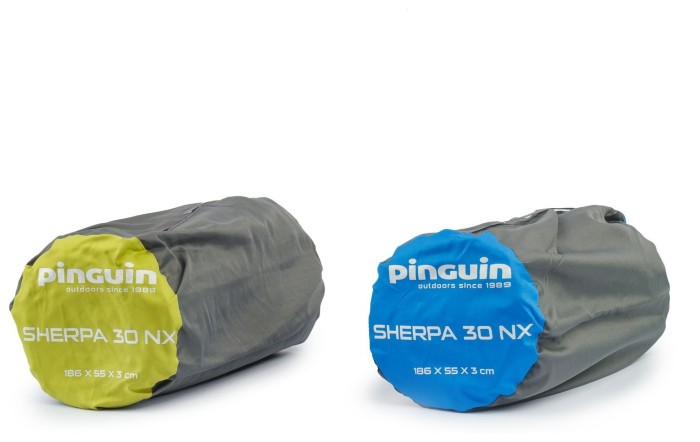 Самонадувающийся коврик Pinguin Sherpa NX, 186x55x3см, Blue