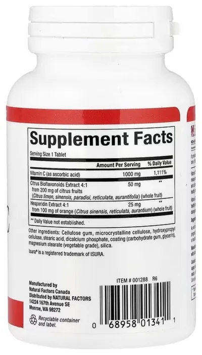 Vitamin C 1000mg - 90 tabs