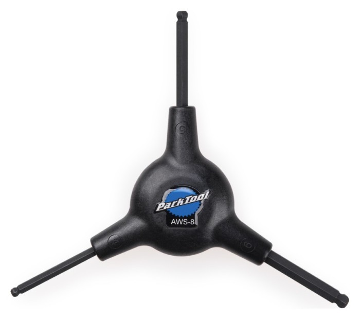 Набор шестигранников Park Tool AWS-8 4mm, 5mm, 6mm с шариковым наконечником