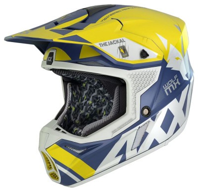 Мотошолом AXXIS WOLF Jackal A3 Matt Yellow M