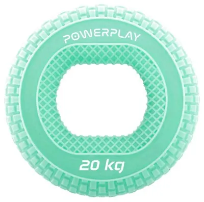Эспандер кистевой силиконовый PowerPlay PP-4333 Hand Grip Medium 20 кг. Зеленый
