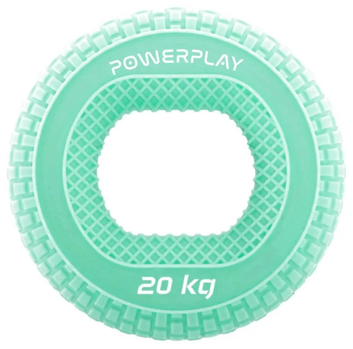 Эспандер кистевой силиконовый PowerPlay PP-4333 Hand Grip Medium 20 кг. Зеленый
