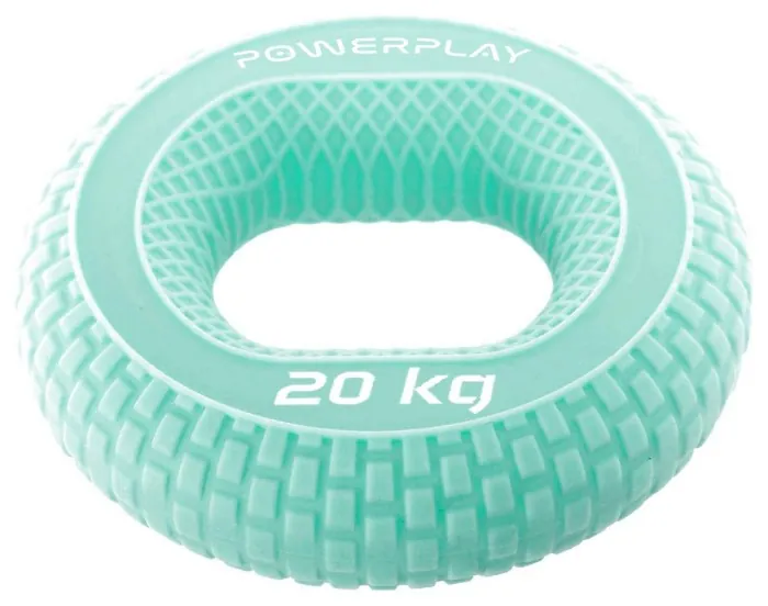 Эспандер кистевой силиконовый PowerPlay PP-4333 Hand Grip Medium 20 кг. Зеленый