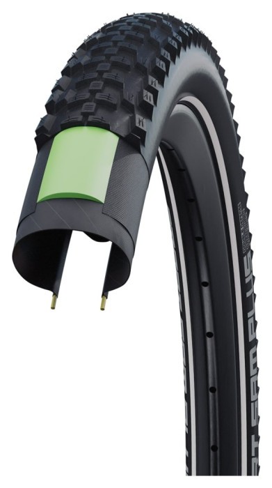 Покрышка 26x2.25 (57-559) SCHWALBE SMART SAM Plus Perf, DD, GreenGuard HS624 ADDIX 67EPI 35B