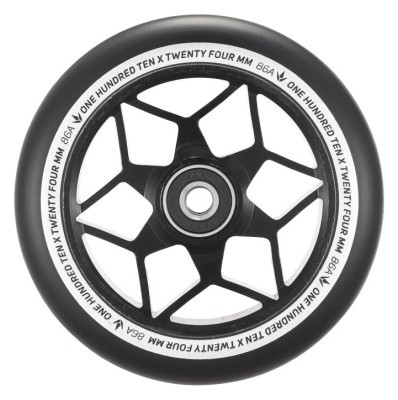 Колесо для трюкового самоката BLUNT DIAMOND 110мм x 24мм - Black/Black