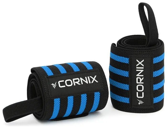 Бинты для запястий (кистовые бинты) Cornix Wrist Wraps XR-0193 Black/Blue