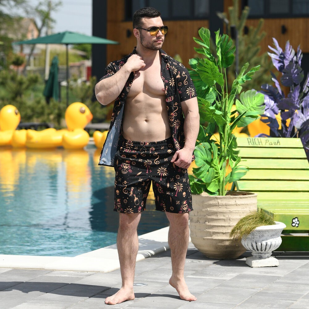 Пляжні шорти чоловічі Pobedov Vocation Totem, укр, укр