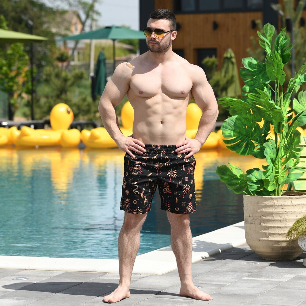 Пляжні шорти чоловічі Pobedov Vocation Totem, укр, укр