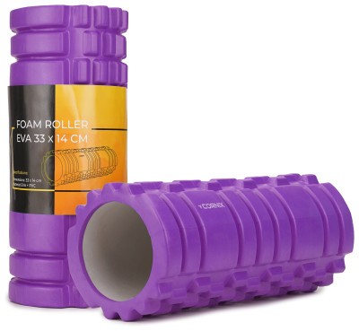 Масажний ролик Cornix EVA 33 x 14 см (валик, роллер) XR-0032 Violet