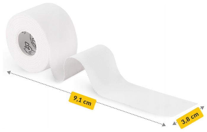 Стрічка (тейп) для пальців 4FIZJO Sport Tape 3.8 см x 9.1 м жорстка White (P-5905973400831)