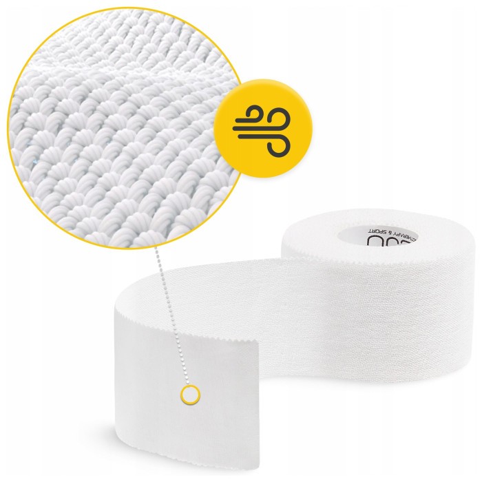 Стрічка (тейп) для пальців 4FIZJO Sport Tape 3.8 см x 9.1 м жорстка White (P-5905973400831)