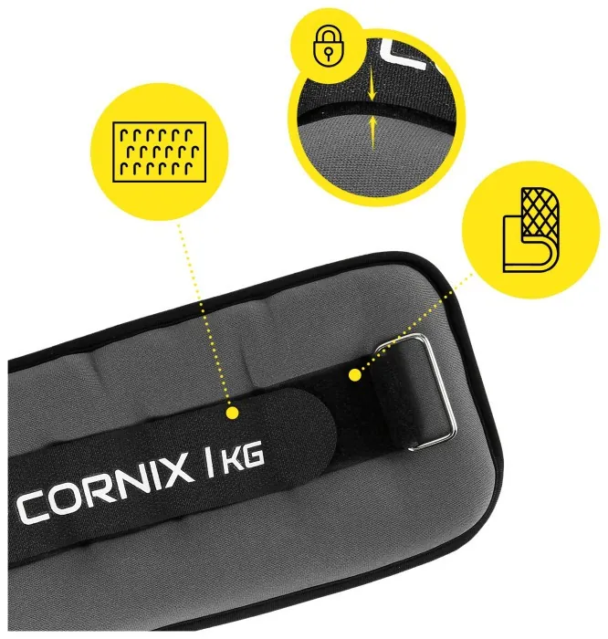 Обважнювачі-манжети для ніг та рук Cornix 2 x 1 кг XR-0355