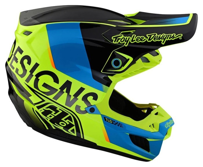 Шолом Troy Lee Designs SE5 Composite Qualifier Yellow M, укр, укр