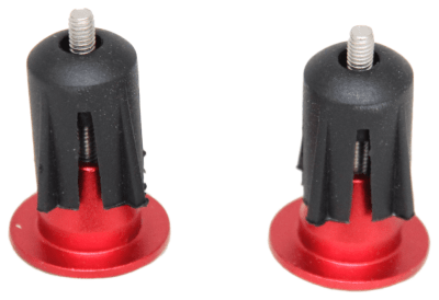 Заглушки керма ROU, алюмінієві, червоні