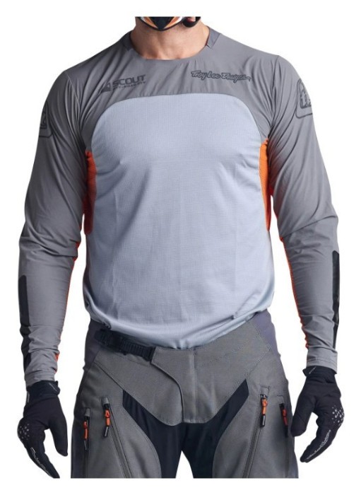 Мото джерсі TLD Scout SE Jersey Systems [GRAY/NEON ORANGE] XL