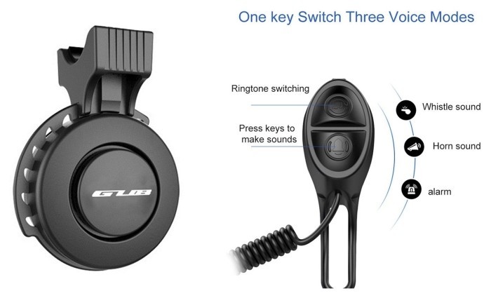 Дзвінок електронний, потужність 120 Дб USB чорний BC-BB3330, укр, укр