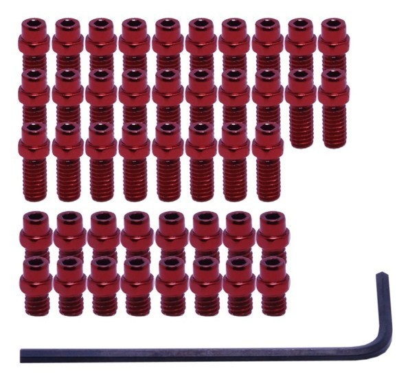 Шипы для педалей DMR Flip Pin Set For Vault Pedal 44pcs Red
