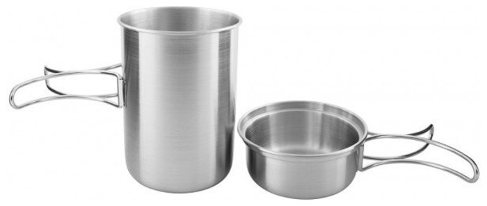 Набір кухлів Tatonka Handle Mug 850 Set, Silver