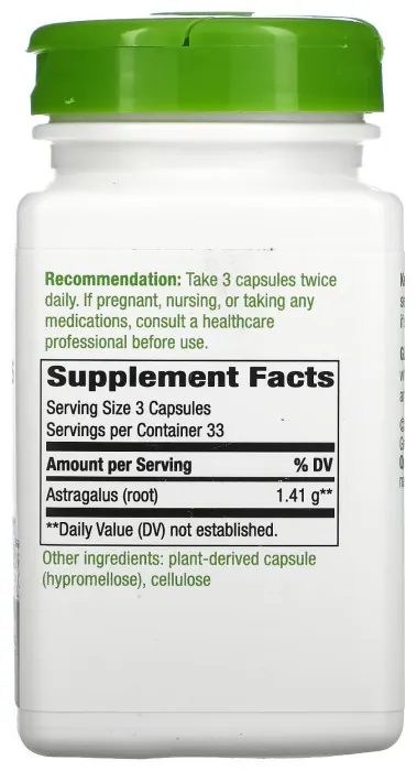 Astragalus Root - 100 vcaps