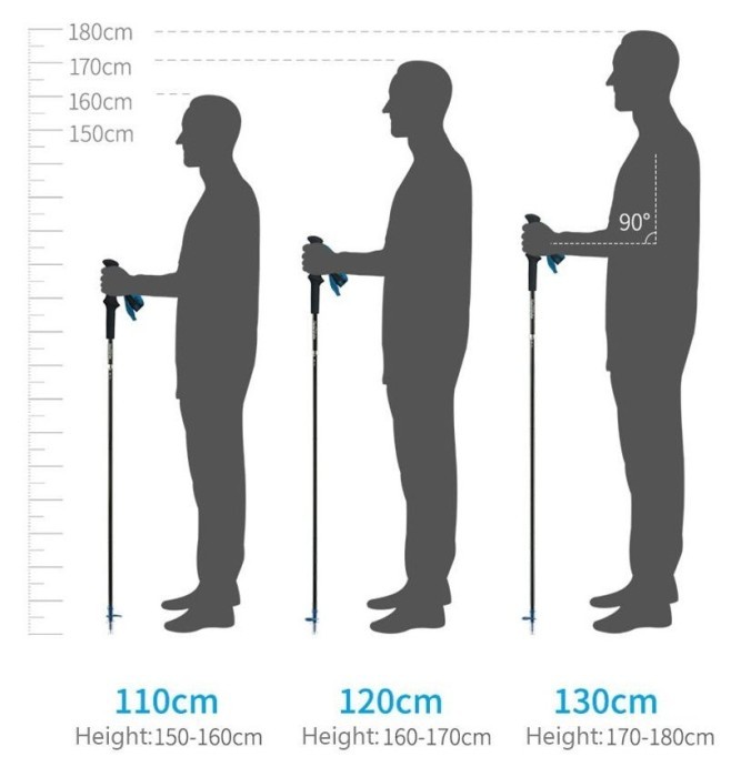 Трекинговая палка Naturehike ST08 NH18D020-Z, 110 см, бордовая