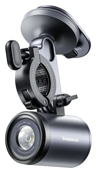 Велотримач для телефона Baseus PrimeTrip Series Dual-Color Bike Light 2-in-1 Set Cosmic Black