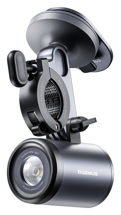 Велотримач для телефона Baseus PrimeTrip Series Dual-Color Bike Light 2-in-1 Set Cosmic Black