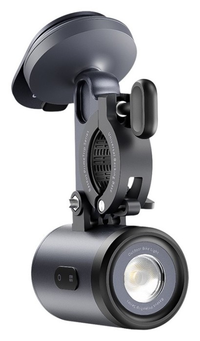 Велотримач для телефона Baseus PrimeTrip Series Dual-Color Bike Light 2-in-1 Set Cosmic Black