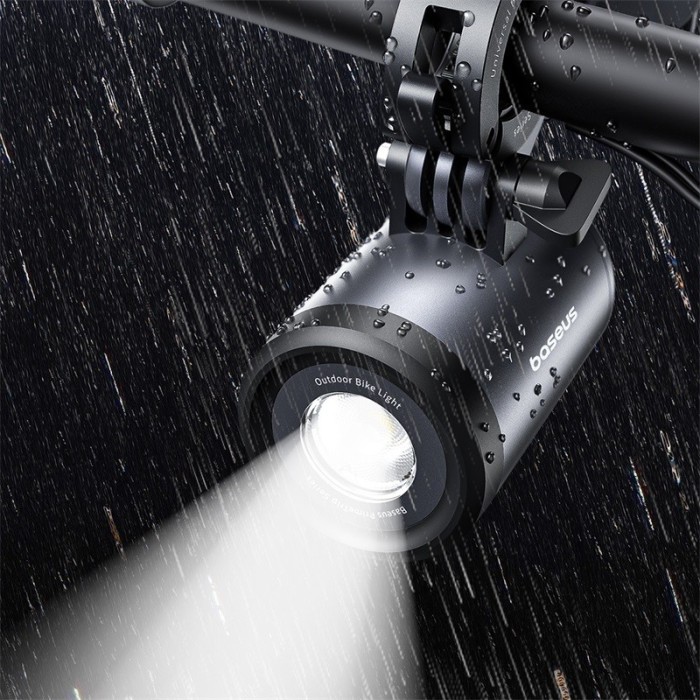 Велотримач для телефона Baseus PrimeTrip Series Dual-Color Bike Light 2-in-1 Set Cosmic Black
