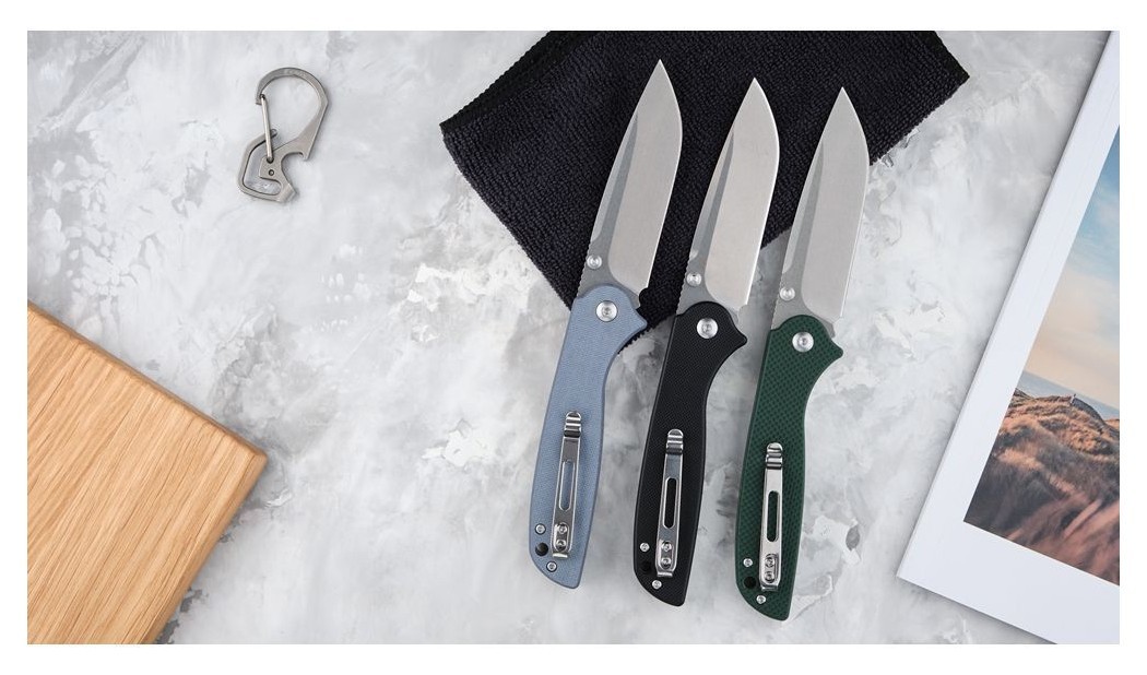 Ніж складаний Ganzo G6803 чорний, укр, укр