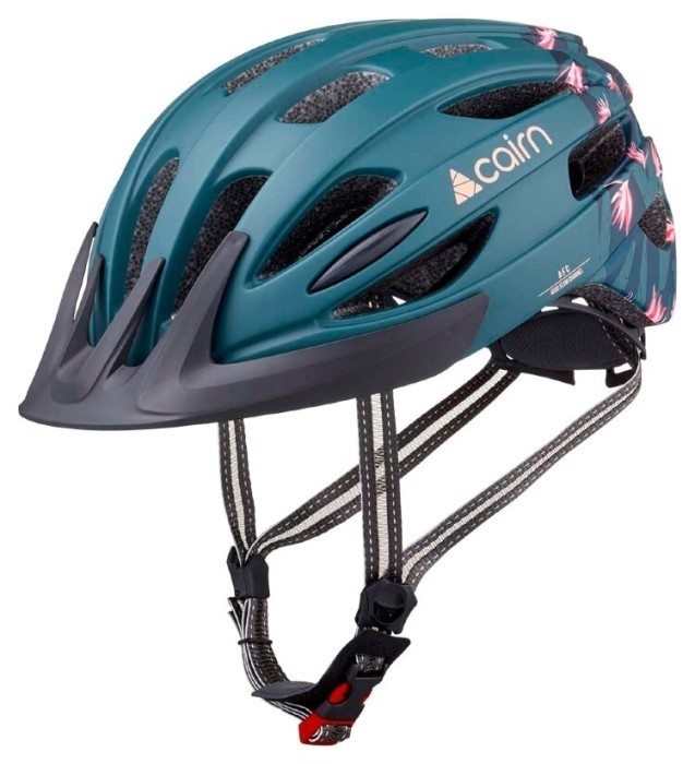 Велошлем Cairn Fusion LED USB pine-petrol blue