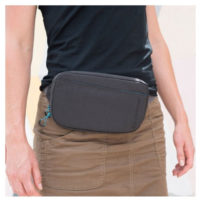 Сумка Lifeventure пояснила RFID Travel Belt Pouch black, укр, укр