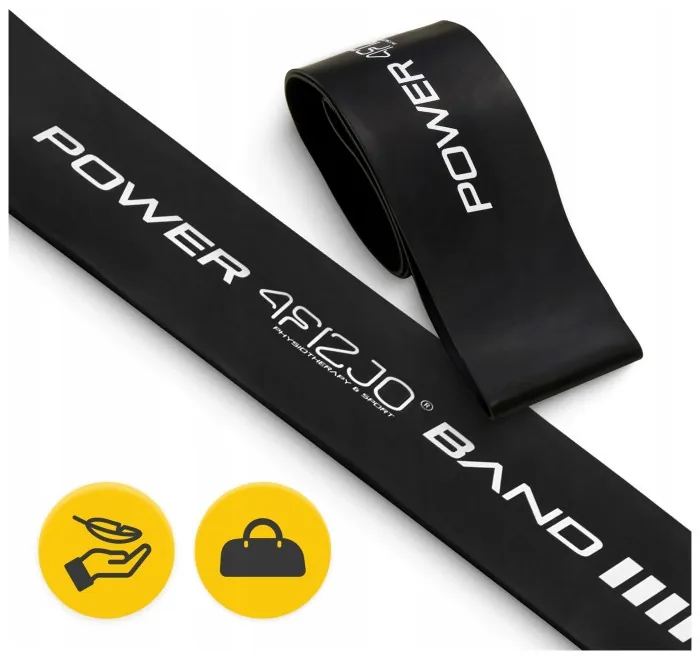 Резинка для фітнесу 4FIZJO Mini Power Band 1.2 мм 15-20 кг Black (P-5907222931622)