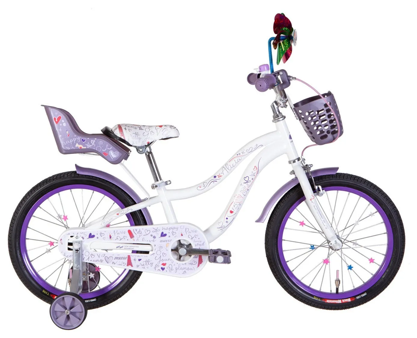 Велосипед ST 18" Formula Kid ALICIA BH рама-9" білий 2026 (OPS-FRK-18-175)