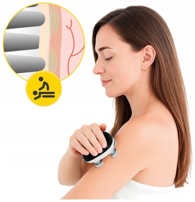 Електричний масажер для голови 4FIZJO Smart Head Massager Black (P-5907739319517)