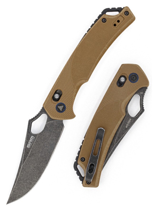 Нож складной SRM Retriever 9202-GW, коричневый