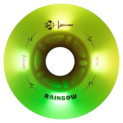 Колеса що світяться різними кольорами FRSkates Luminous Rainbow 90mm 6-pack