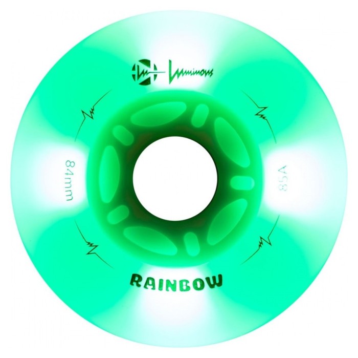 Колеса що світяться різними кольорами FRSkates Luminous Rainbow 90mm 6-pack