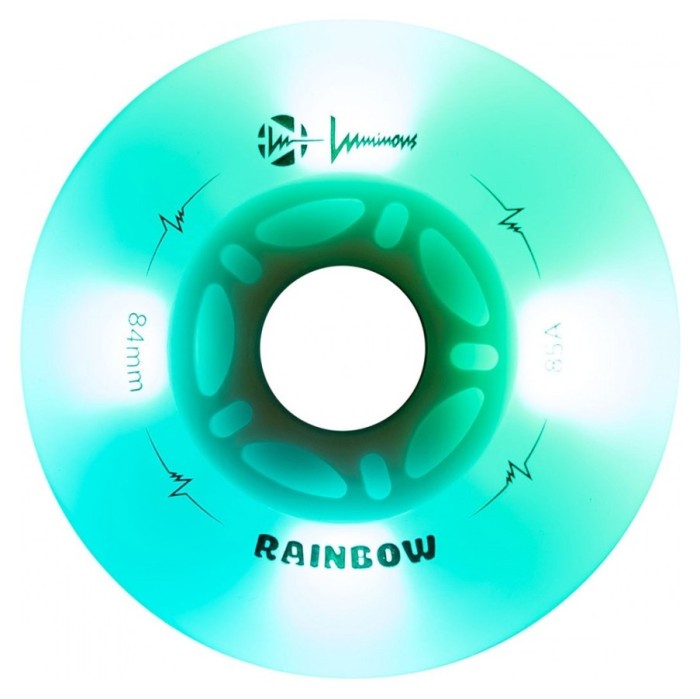 Колеса що світяться різними кольорами FRSkates Luminous Rainbow 90mm 6-pack