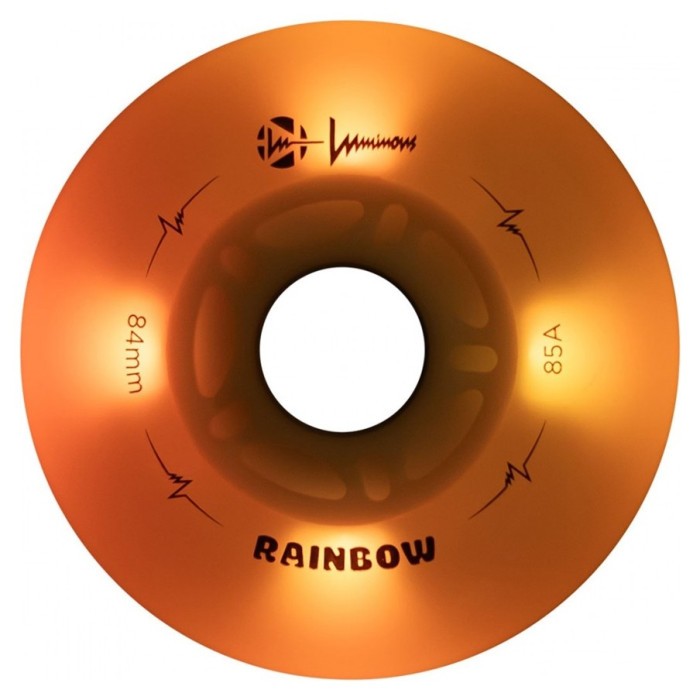 Колеса що світяться різними кольорами FRSkates Luminous Rainbow 90mm 6-pack
