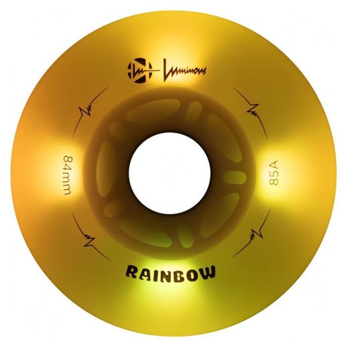 Колеса що світяться різними кольорами FRSkates Luminous Rainbow 90mm 6-pack