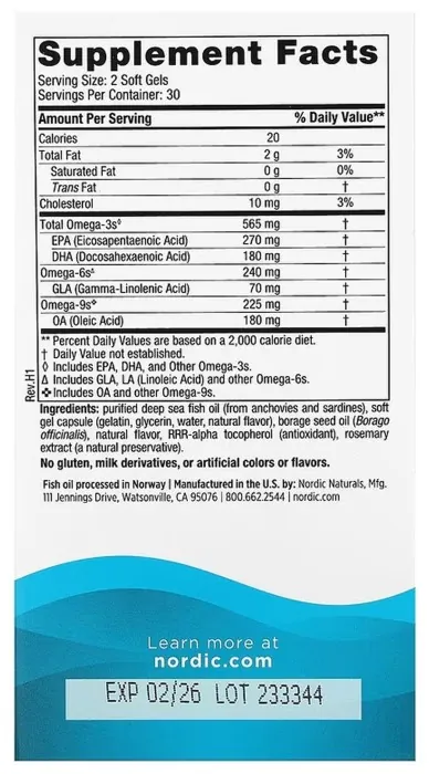 Complete Omega - 60 softgels