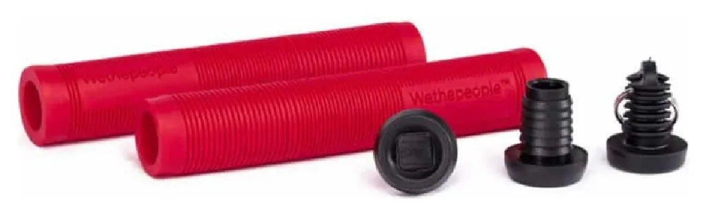 Гріпси WeThePeople PERFECT without flange 165mm Ø 29.5mm червоні, з брелком барендом (VELD_4055822513289)