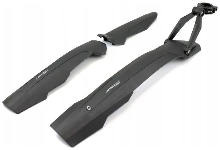 Комплект крыльев 27,5"-29" SIMPLA ADHD SDL, SPEEDclamp mounting быстросъемный крепеж, черный с белыми вставками