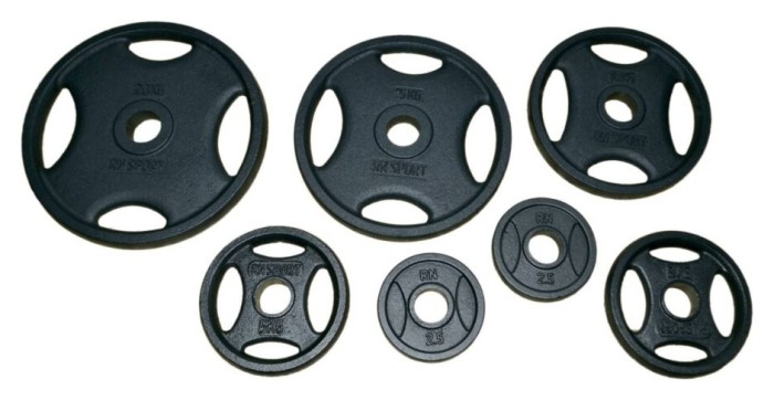 Скамейка для жима универсальная ReadMeBlack + олимпийская штанга 88 кг с металлическими дисками RN-Sport