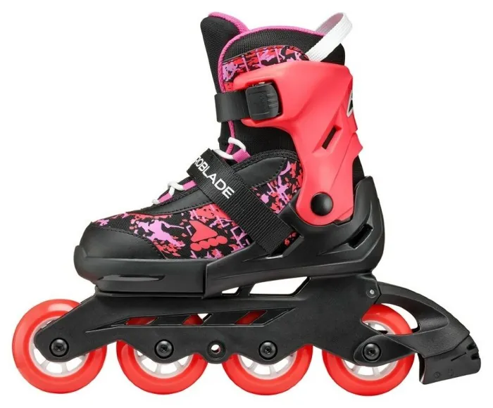 Ролики Rollerblade Microblade SL black-coral (поганий тест)