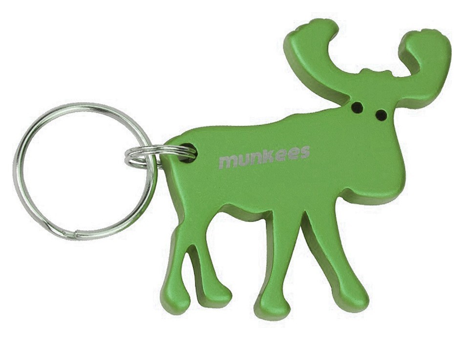 Munkees 3473 брелок-відкривачка Moose grass green