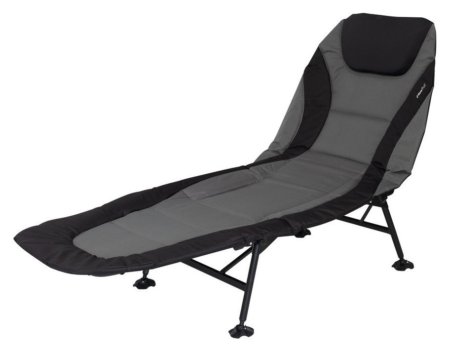 Шезлонг туристический Eurotrail ROYAL 0201 Grey/black (ETCF0085)