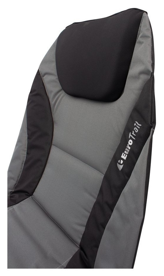 Шезлонг туристический Eurotrail ROYAL 0201 Grey/black (ETCF0085)