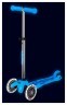 Самокат MICRO серии "Mini Deluxe Glow LED" – АРКТИЧЕСКИЙ СИНИЙ (до 50 kg, 3-х колесный, свет) Фото - 5