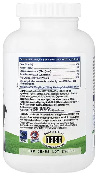 Omega-3 Pet - 180 softgels